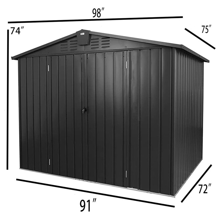 ZONSE Outdoor Storage Shed Wayfair Canada